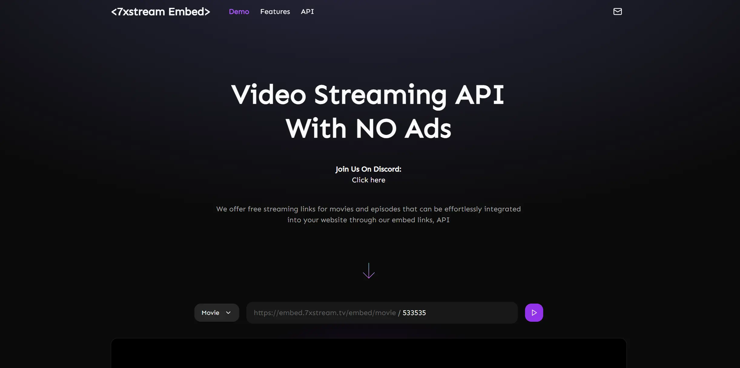 Preview of embed.7xstream.tv